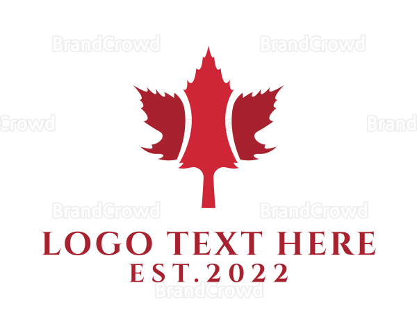 Red Maple Leaf Logo