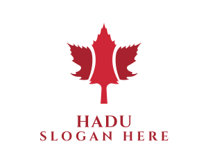 Red Maple Leaf  Logo