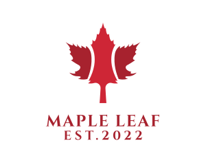 Toronto - Red Maple Leaf logo design