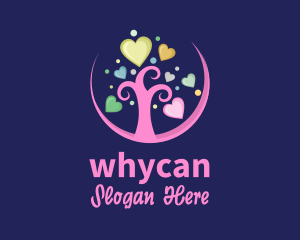 Daycare Center - Heart Tree Playground logo design