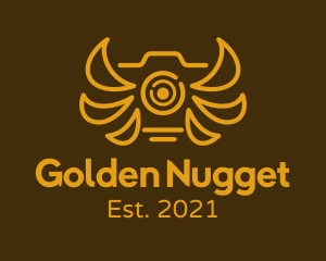 Golden Winged Camera logo design