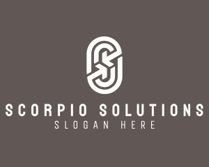 Logistics Arrow Courier Letter S logo design