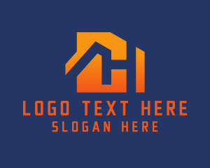 Real Estate - Building Construction Letter H logo design