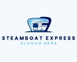 Express Travel Bus logo design