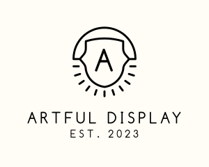 Artisanal Sun Crest logo design