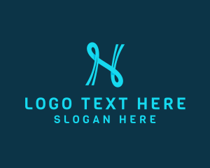 Clothing - Digital Marketing Firm Letter N logo design