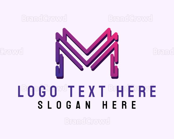 Generic Business Letter M Logo