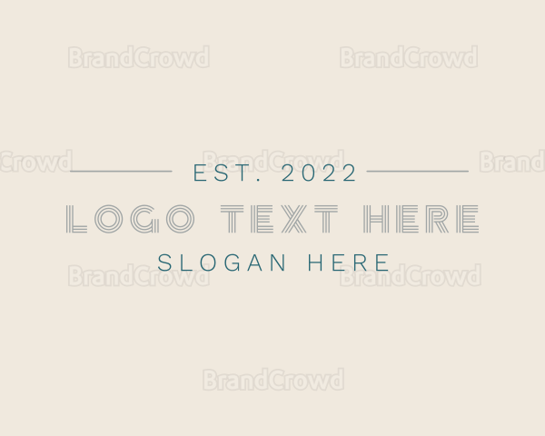 Simple Minimal Modern Logo