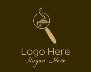 Mocha - Hot Coffee Detective logo design