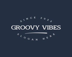 Groovy - Clothing Hipster Apparel logo design