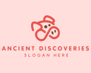 Pig Pork Animal logo design