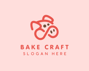 Pig Pork Animal logo design