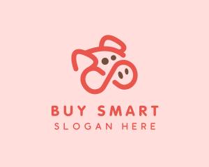 Pig Pork Animal logo design