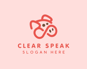 Pig Pork Animal logo design