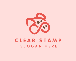 Pig Pork Animal logo design