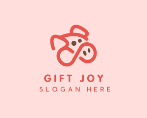 Pig Pork Animal logo design