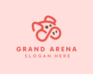 Pig Pork Animal logo design