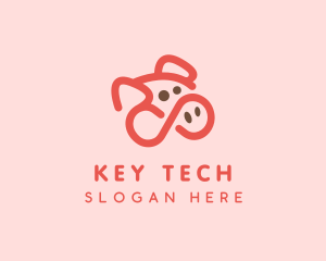 Pig Pork Animal logo design