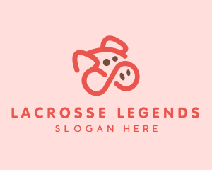 Pig Pork Animal logo design