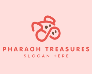 Pig Pork Animal logo design