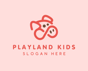 Pig Pork Animal logo design