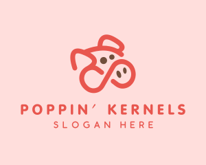 Pig Pork Animal logo design