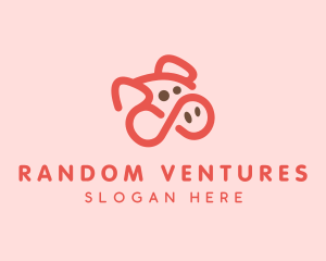 Pig Pork Animal logo design