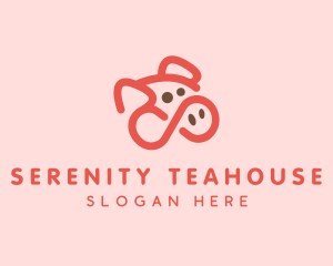 Pig Pork Animal logo design