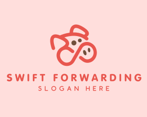 Pig Pork Animal logo design