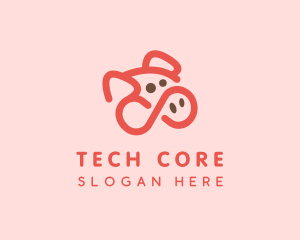 Pig Pork Animal logo design