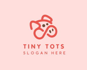 Pig Pork Animal logo design