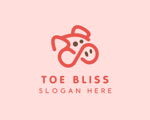 Pig Pork Animal logo design