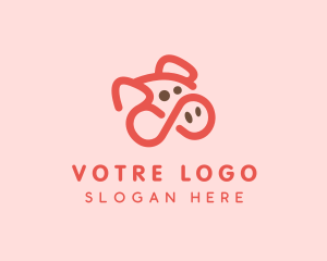 Pig - Pig Pork Animal logo design