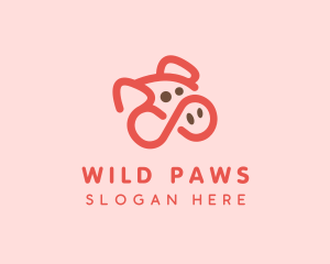 Animal - Pig Pork Animal logo design