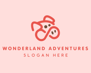 Pig Pork Animal logo design