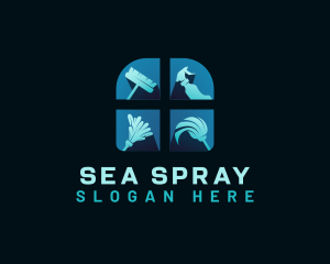 Housekeeping Sanitary Cleaning logo design