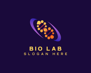 Biology - Natural Molecular DNA logo design