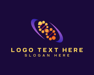 Biology - Natural Molecular DNA logo design