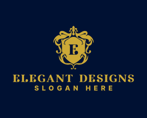 Ornate - Premium Ornate Shield logo design