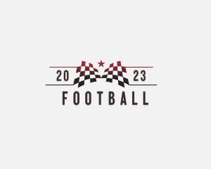 Chequered - Automotive Racing Flag logo design