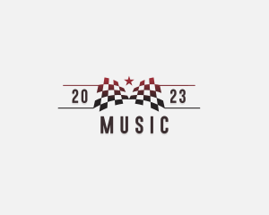 Motorway - Automotive Racing Flag logo design