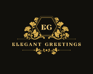 Luxury Floral Gingko logo design