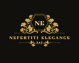 Luxury Floral Gingko logo design