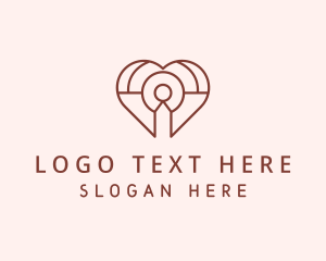 Lover - Heart Charity Support logo design