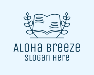 Wreath Academic Book logo design