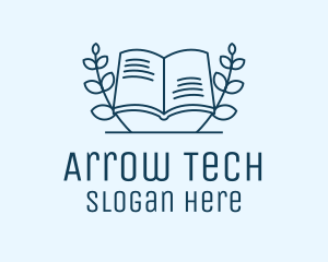 Wreath Academic Book logo design