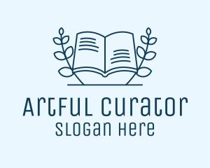 Wreath Academic Book logo design