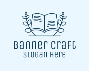 Wreath Academic Book logo design