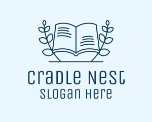 Wreath Academic Book logo design