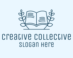 Wreath Academic Book logo design